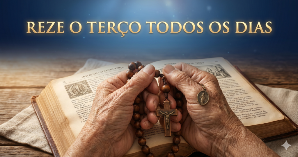 como rezar o terço