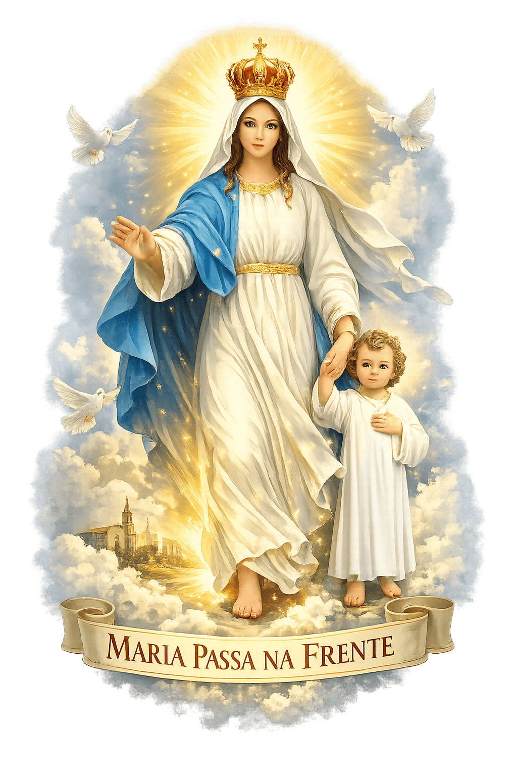 Imagem de Nossa Senhora - Maria Passa na Frente