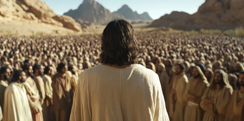 Jesus caminha entre a multidão no evangelho do dia 6 de julho